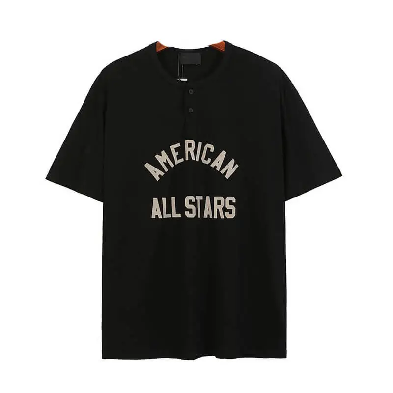 Essentials-American-All-Stars-T-Shirt Essentials American All Stars Czarny Koszulka