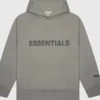 Essentials Fear Of God Oversized Szary Hoodie
