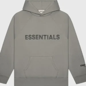 Essentials Fear Of God Oversized Szary Hoodie