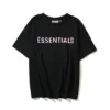 Essentials Funny Flowers Czarny T-Shirt