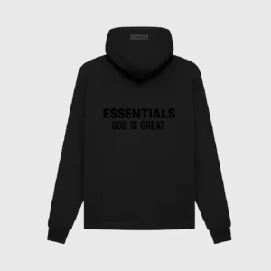 Essentials God Is Great Czarny Hoodie