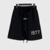 Essentials Fear of God 1977 Czarny Short