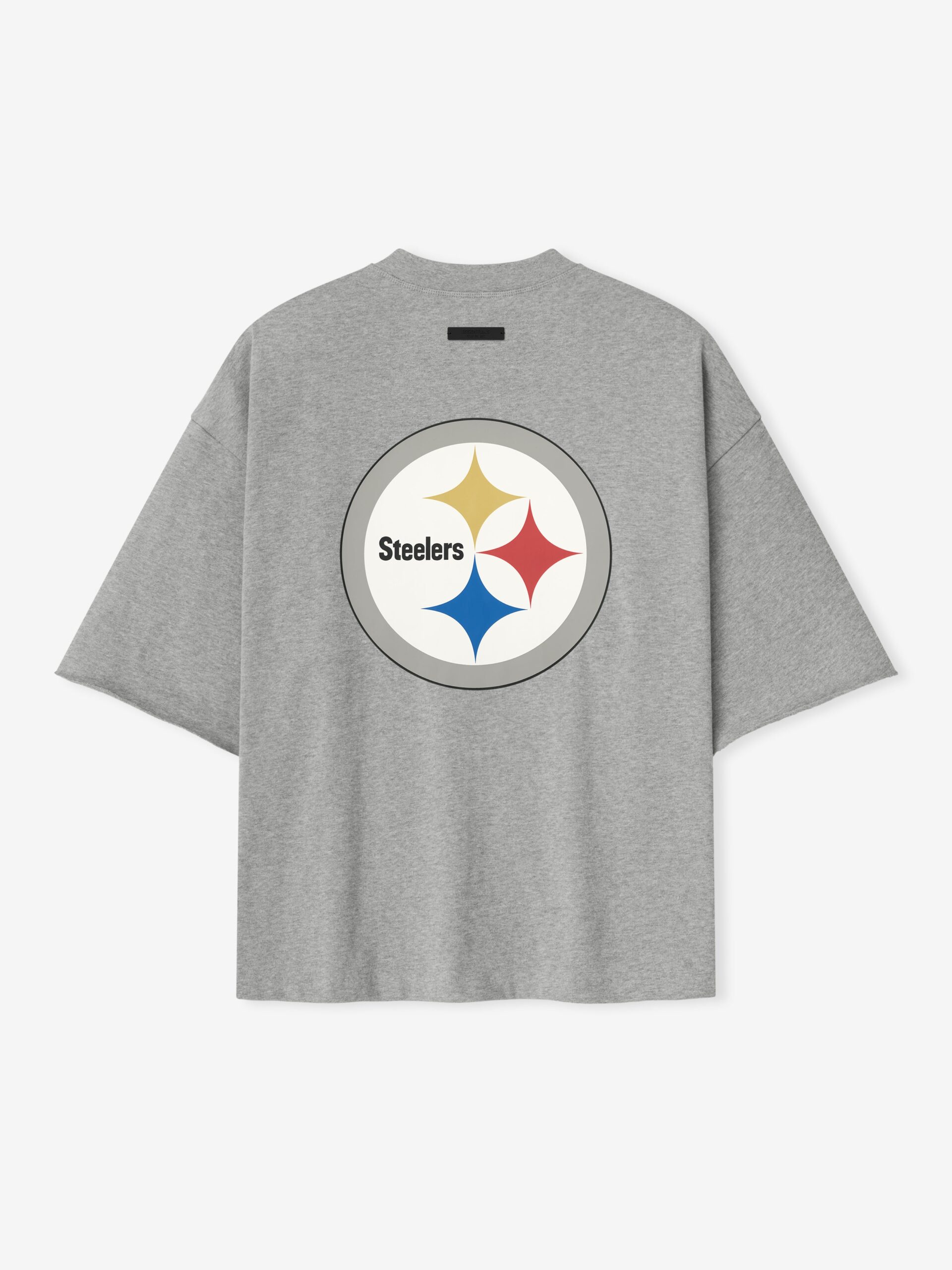 125NF252112F_STEELERS_90S_3QUARTER_SLEEVE_FOOTBALL_TEE-CONCRETE_HEATHER_2 Essentials fear of God Steelers 90s 3/4 Football T-shirt