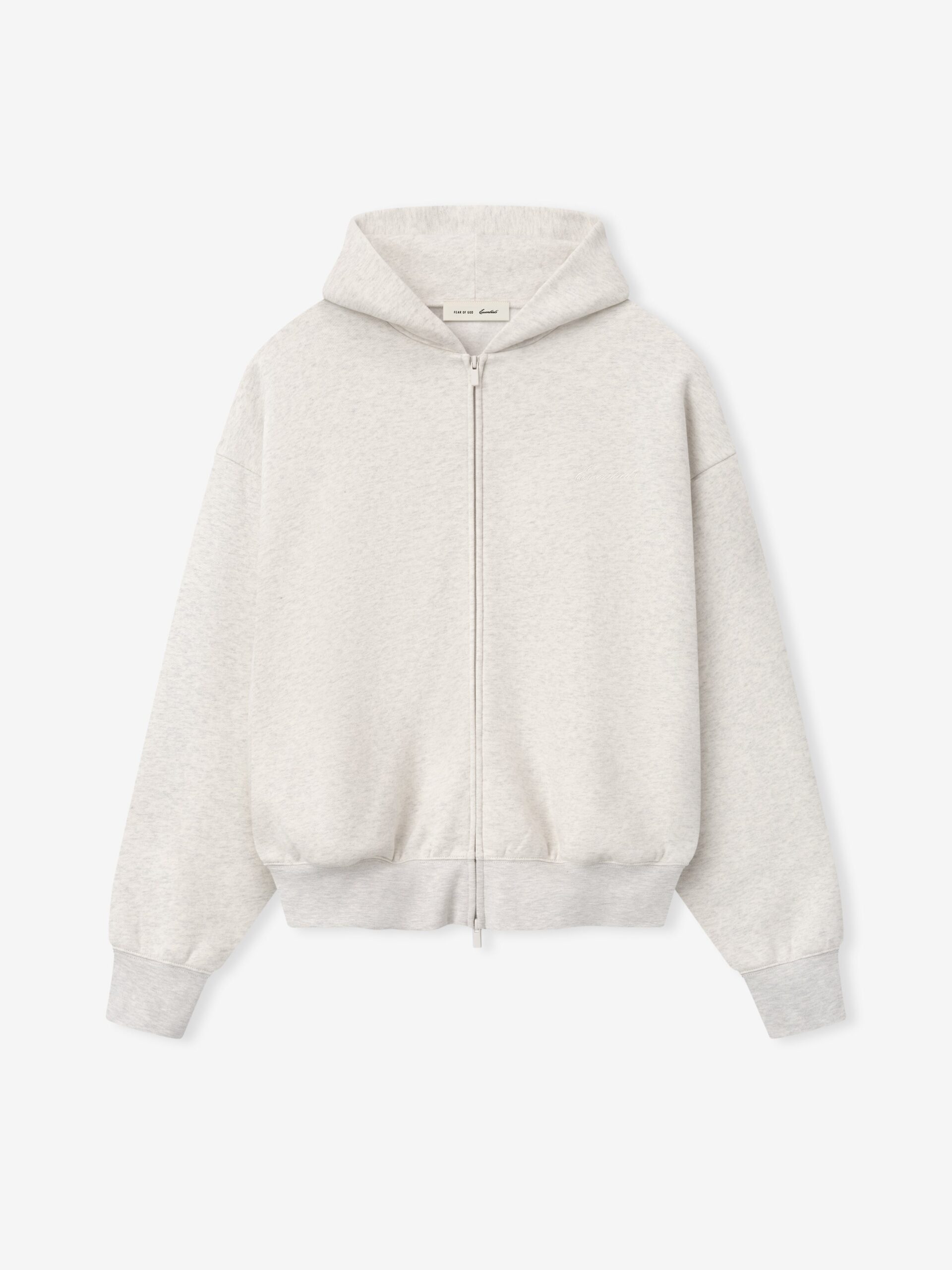 192SP264784F_SIGNATURE_CLASSIC_FULL_ZIP_HOODIE-OATMEAL_HEATHER_LIGHT_HEATHER_1 (1) Essentials Signature Classic Full Zip Hoodie