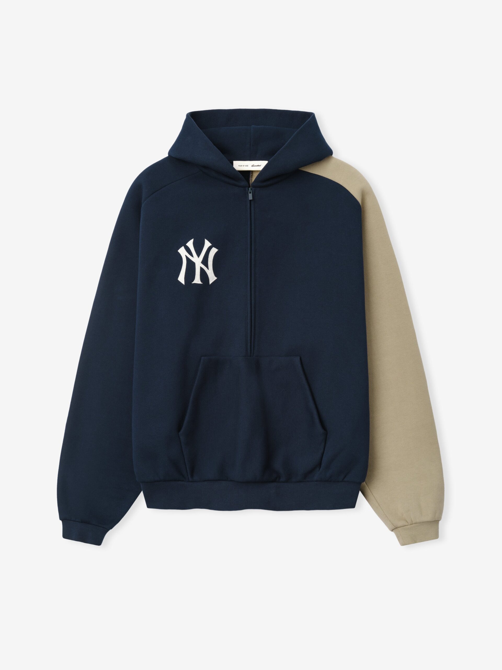 RW00211_YANKEES_RAGLAN_HALF_ZIP_SPORT_HOODIE-DARK_SAPPHIRE_OVERLAND_1 Yankees Raglan Half Zip Sport Essentials Hoodie