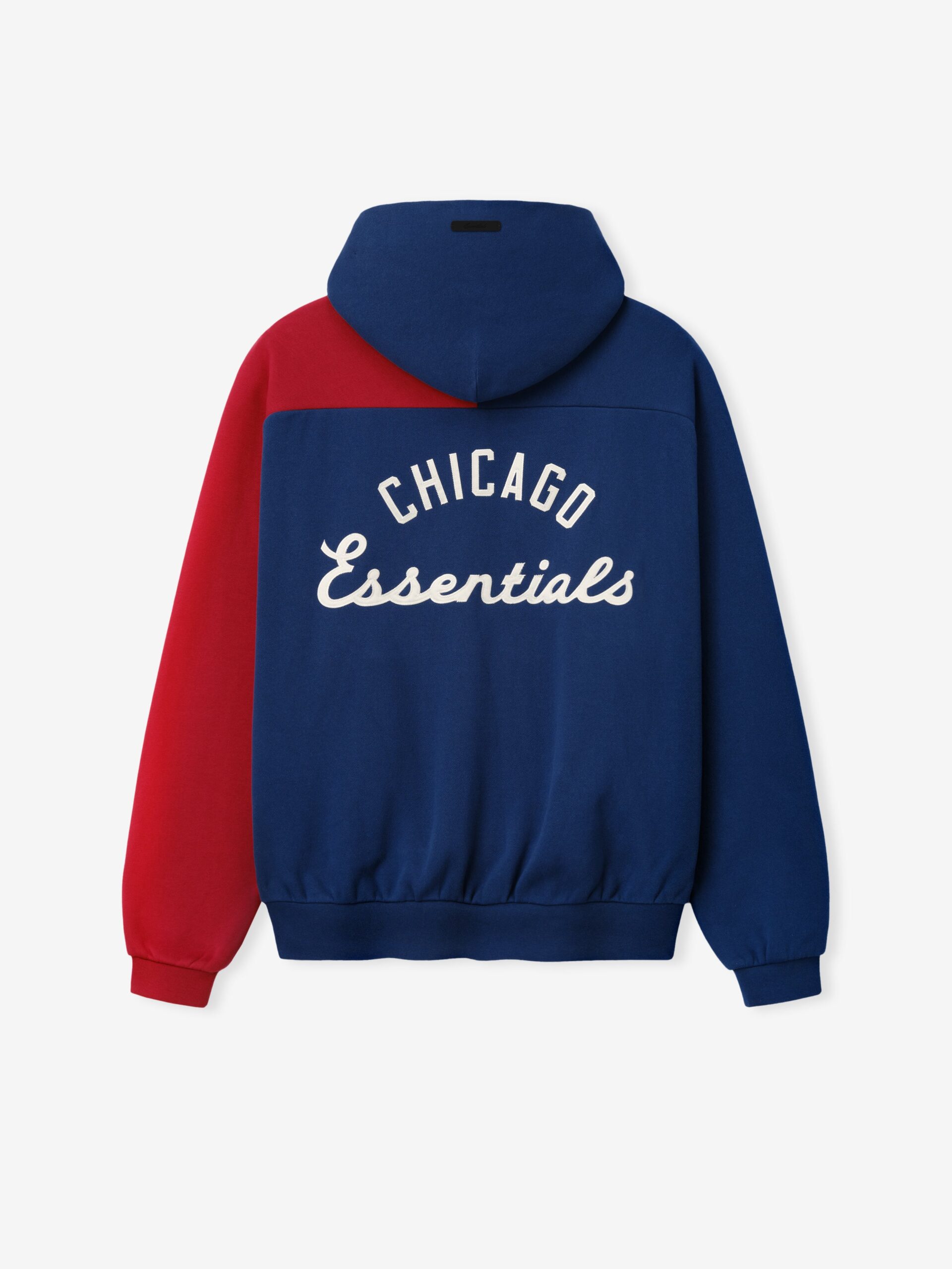 RW00215_CUBS_RAGLAN_HALF_ZIP_SPORT_HOODIE-ESTATE_BLUE_STONE_RED_2 Essentials Cubs Raglan Half Zip Sport Hoodie
