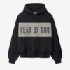 Essential Cropped Relaxed Panelled Hoodie
