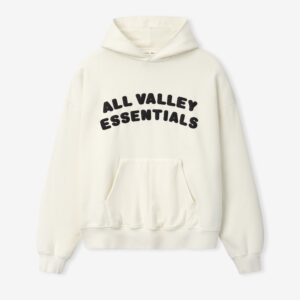 Essential White 90s Hoodie
