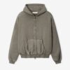 90s Zip-Up Essentials Hoodie