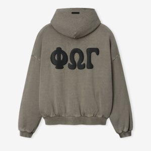 90s Zip-Up Essentials Hoodie